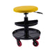 Car Wash Detailing Mechanical Stool V1 with Half Moon Tray