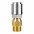 CA Detailing M22 14mm to 3/8 inch automatic quick connect adaptor, brass and stainless steel