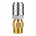 CA Detailing M22 14mm to 3/8 inch automatic quick connect adaptor, brass and stainless steel