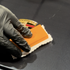 CarPro CQuartz CQUK 3.0 being levelled on a car panel