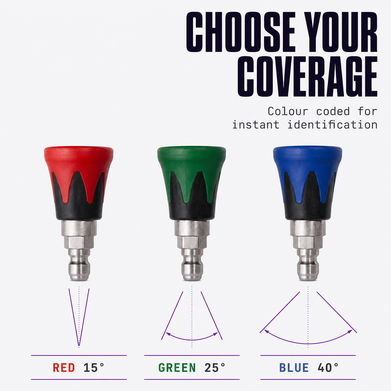 DTL LAB Professional Spray Nozzles - 3 Pack