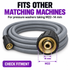 CAD Steel Reinforced Pressure Washer Hose - M22-14mm, 5/16" (Fits Kranzle)