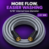 CAD Steel Reinforced Pressure Washer Hose - M22-14mm, 5/16" (Fits Kranzle)