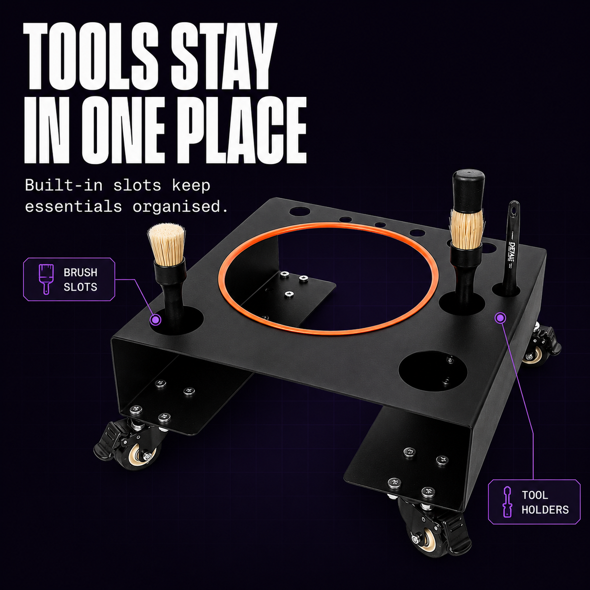 DTL LAB Steel Bucket Dolly