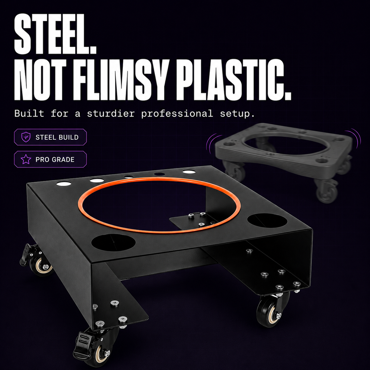DTL LAB Steel Bucket Dolly
