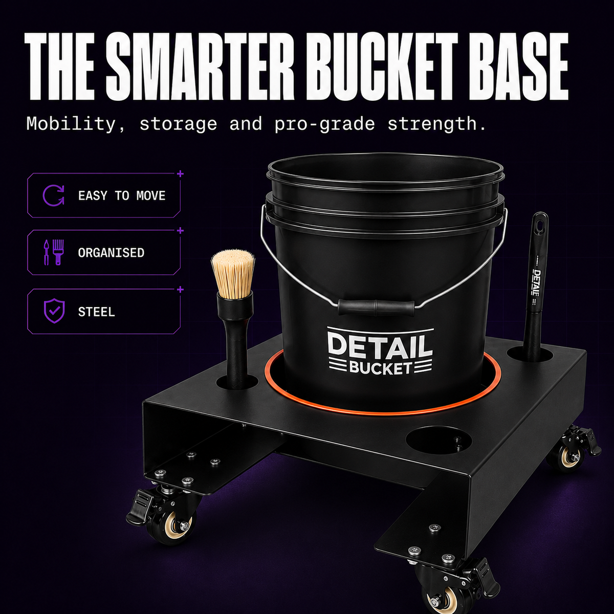 DTL LAB Steel Bucket Dolly