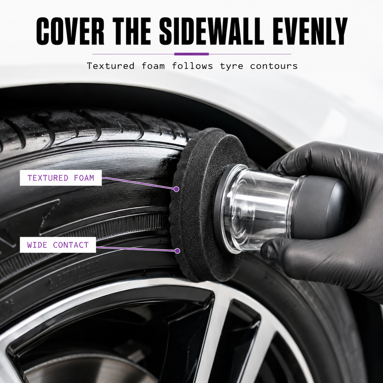 CA Detailing Wax/Tyre Applicator Kit
