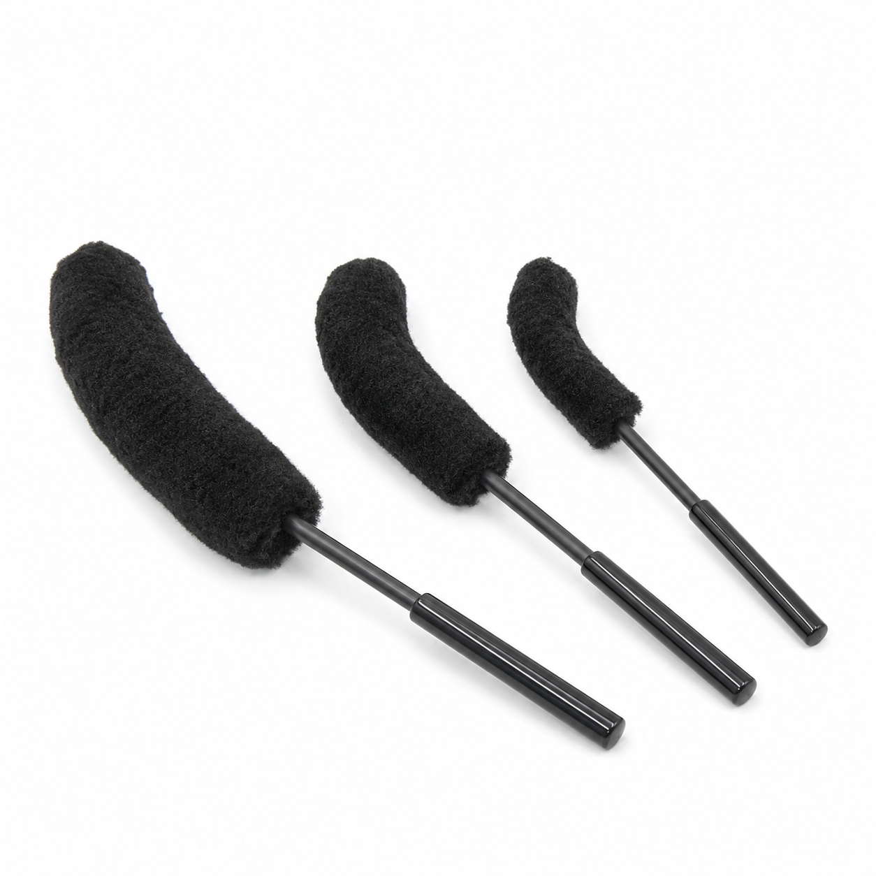 CAD Alloy Wheel Wool Brush Set (Pack of 3)