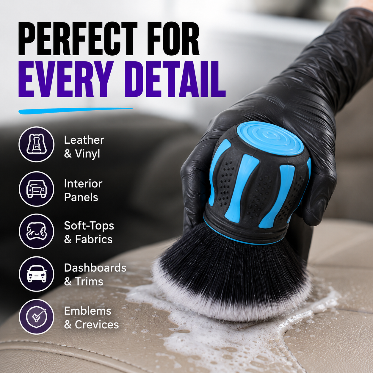 Professional Soft Curveball Large Detailing Brush