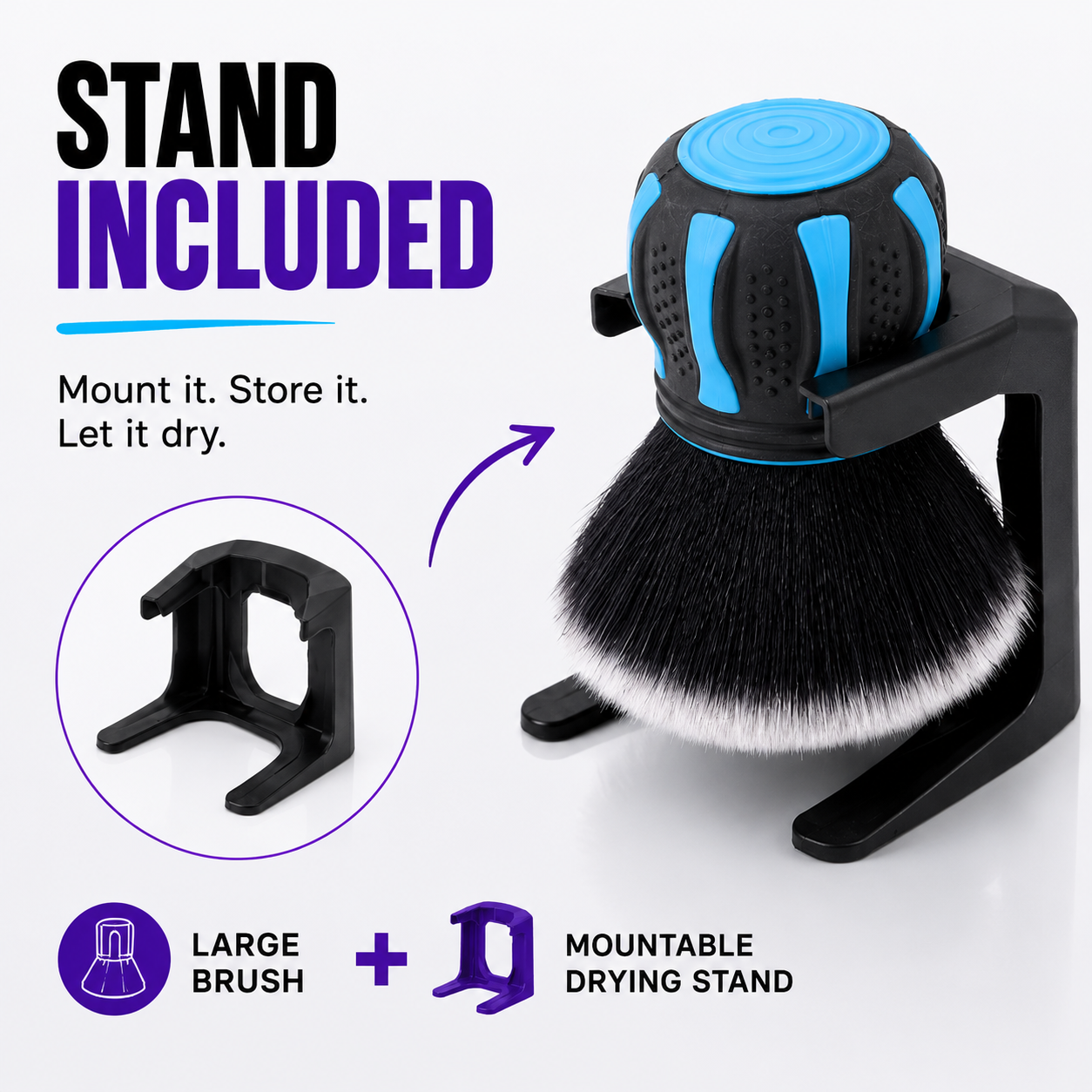 Professional Soft Curveball Large Detailing Brush