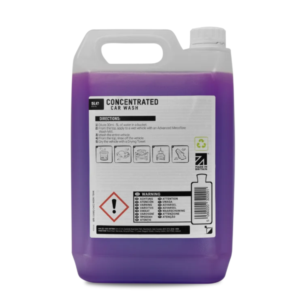 Valet Pro Concentrated Car Wash Shampoo