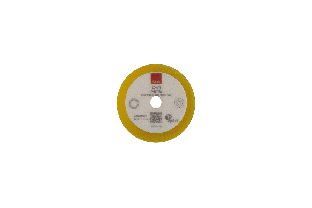 Rupes D-A Fine yellow foam pad 100mm face