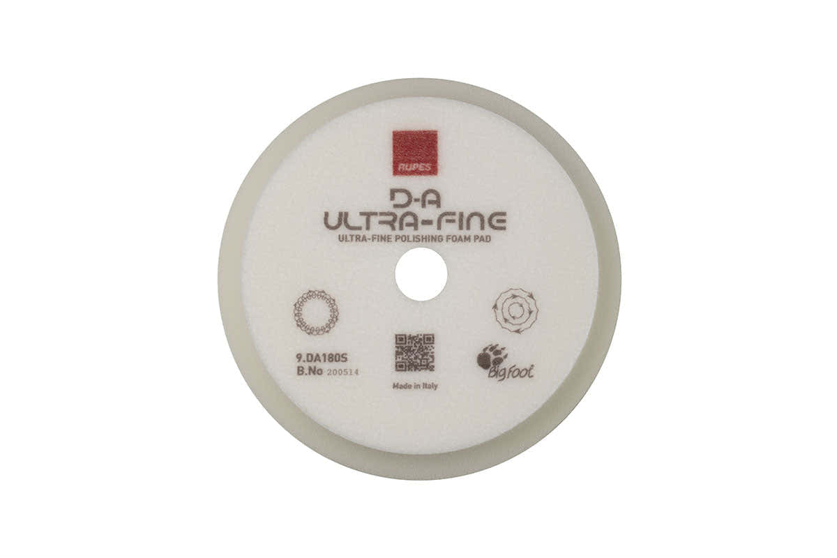 Rupes D-A Ultra-Fine white foam pad 180mm face