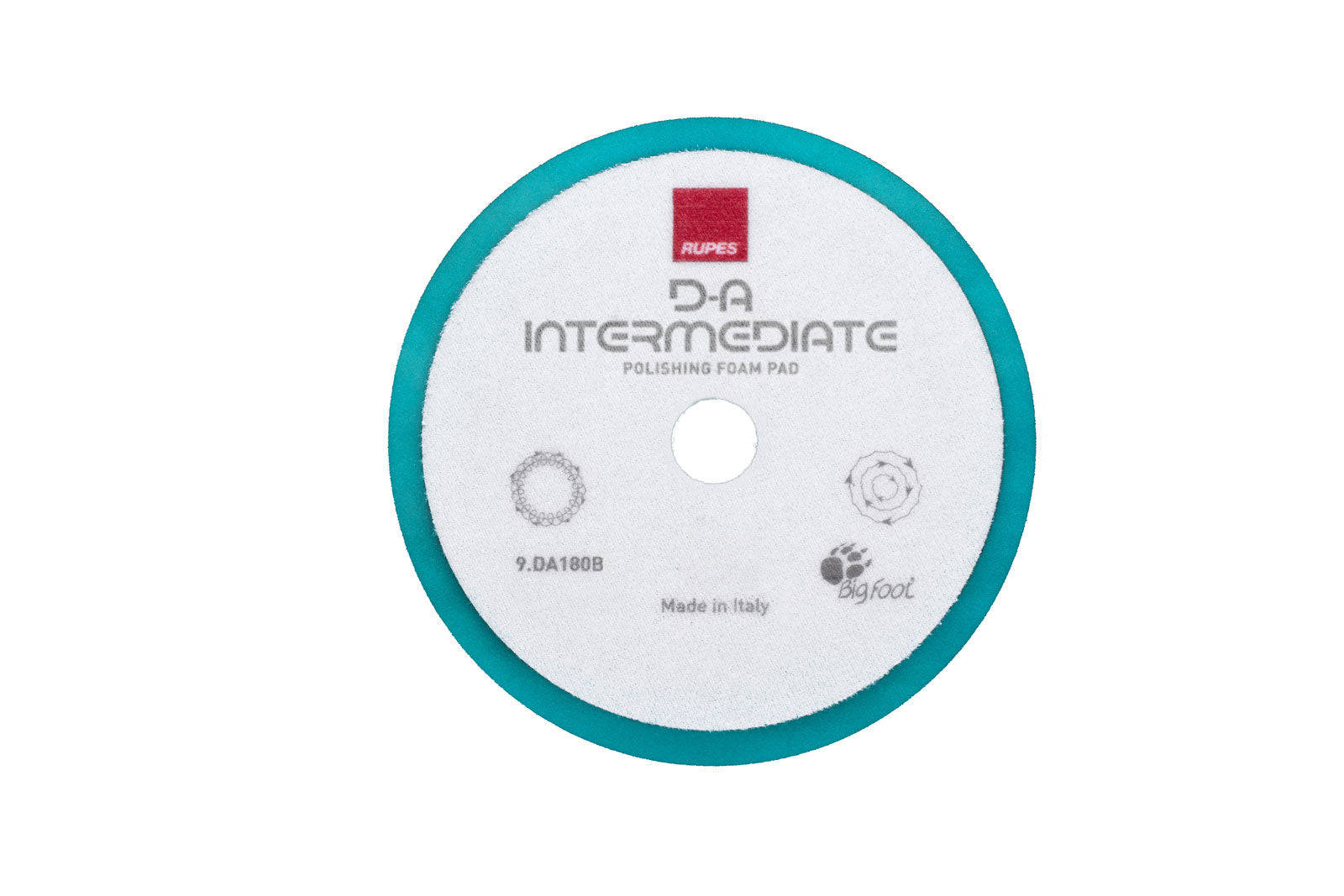 Rupes D-A Intermediate light blue foam pad 180mm face