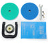 DAS-6 PRO polisher kit — backing plates, pads, D-handle and carry case