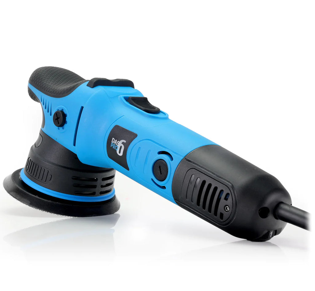 DAS-6 PRO polisher — variable speed dial close-up