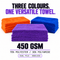 🎁 DTL LAB DL450 Plush Dual Pile Edgeless Microfibre Towels 450gsm, 40x40cm (100% off)