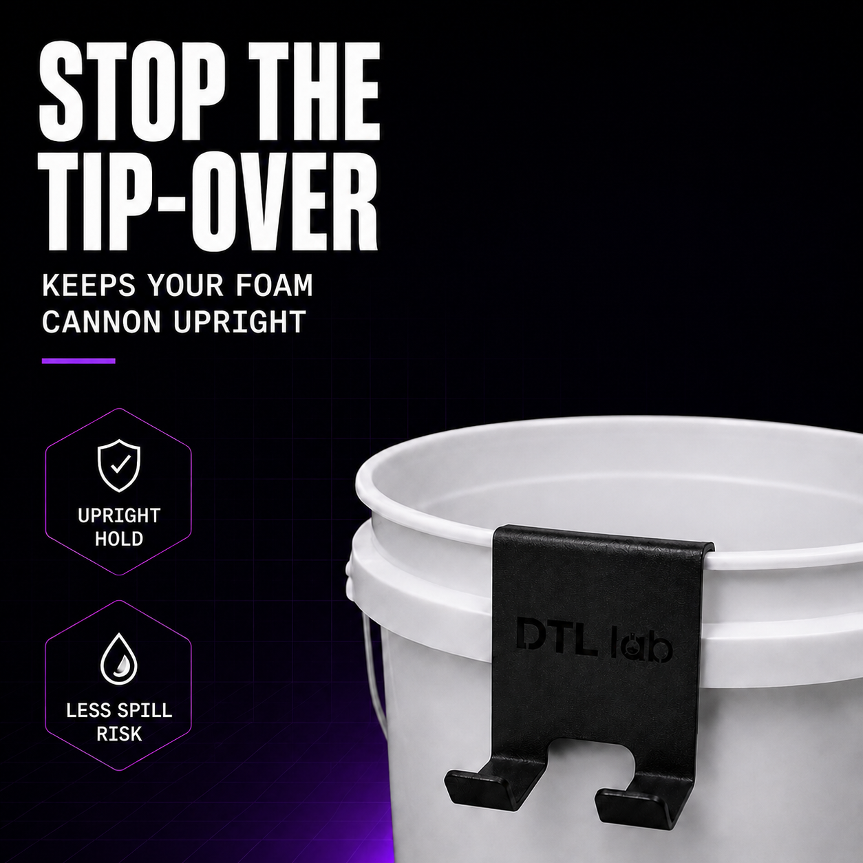 DTL LAB Foam Cannon Bucket Holder