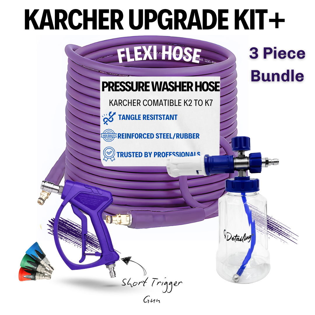 Ultimate Karcher K Series Upgrade Bundle: FLEXI Hose, Trigger Gun, Foam Lance