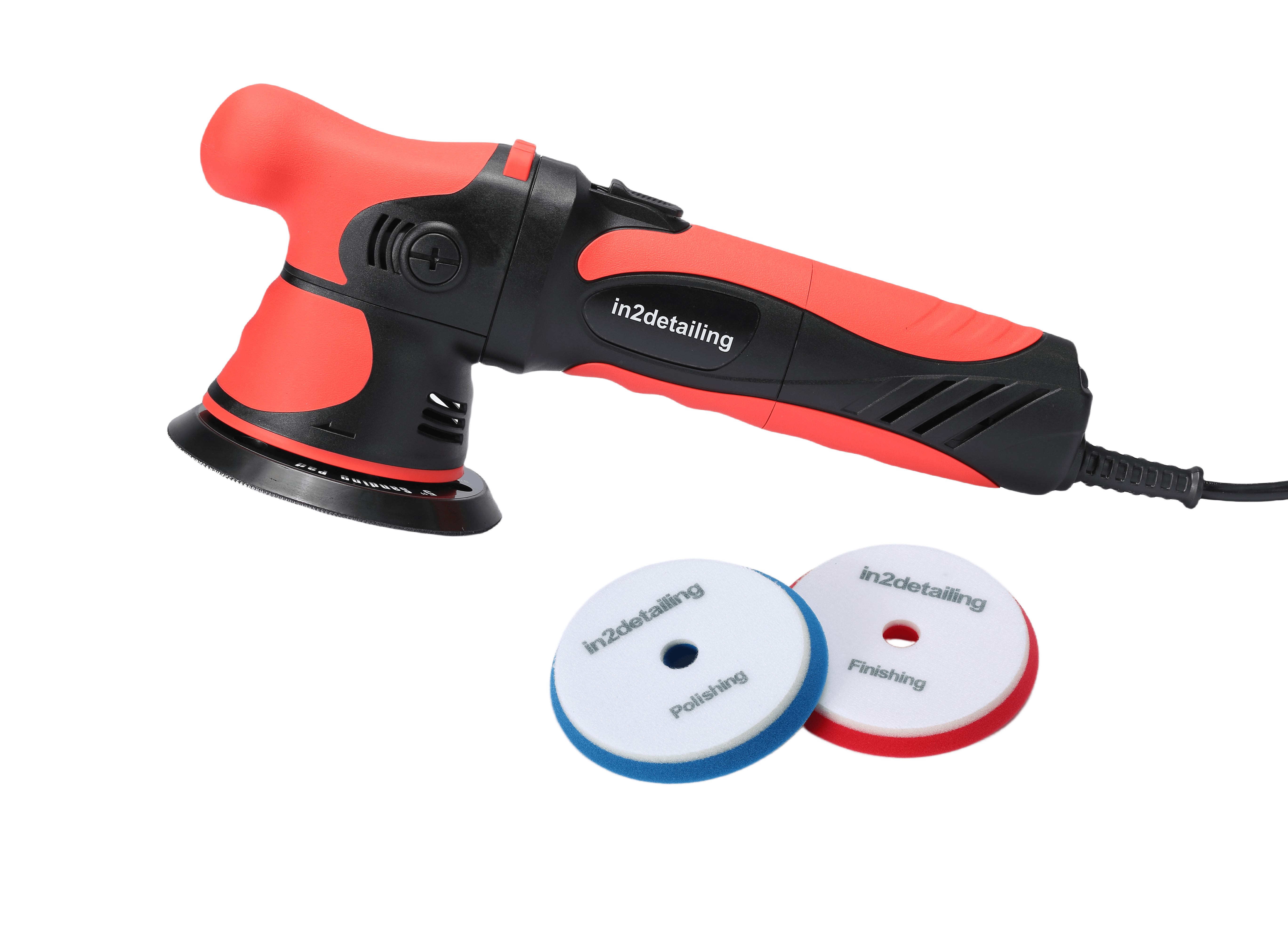 In2 DA9 V2 Dual Action Polisher with polishing and finishing pads