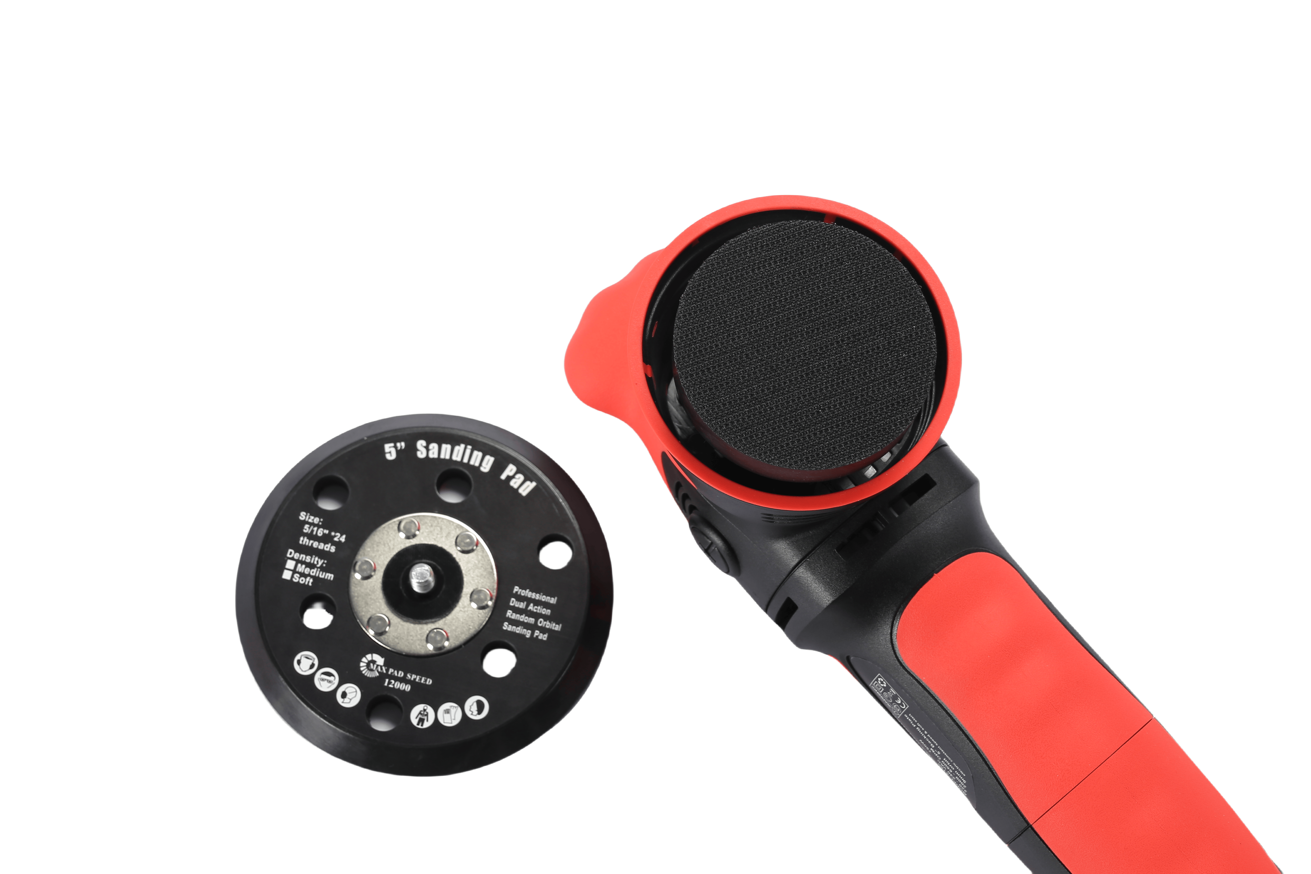 In2 DA9 V2 Dual Action Polisher backing plate detail
