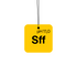 Koch Chemie SFF Crispy Apple scent hanger car air freshener - front