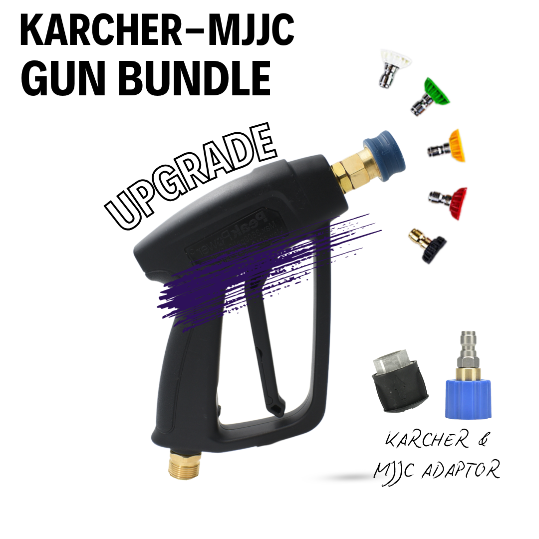 Short Stubby High Pressure Washer Gun with Karcher-MJJC Attachments