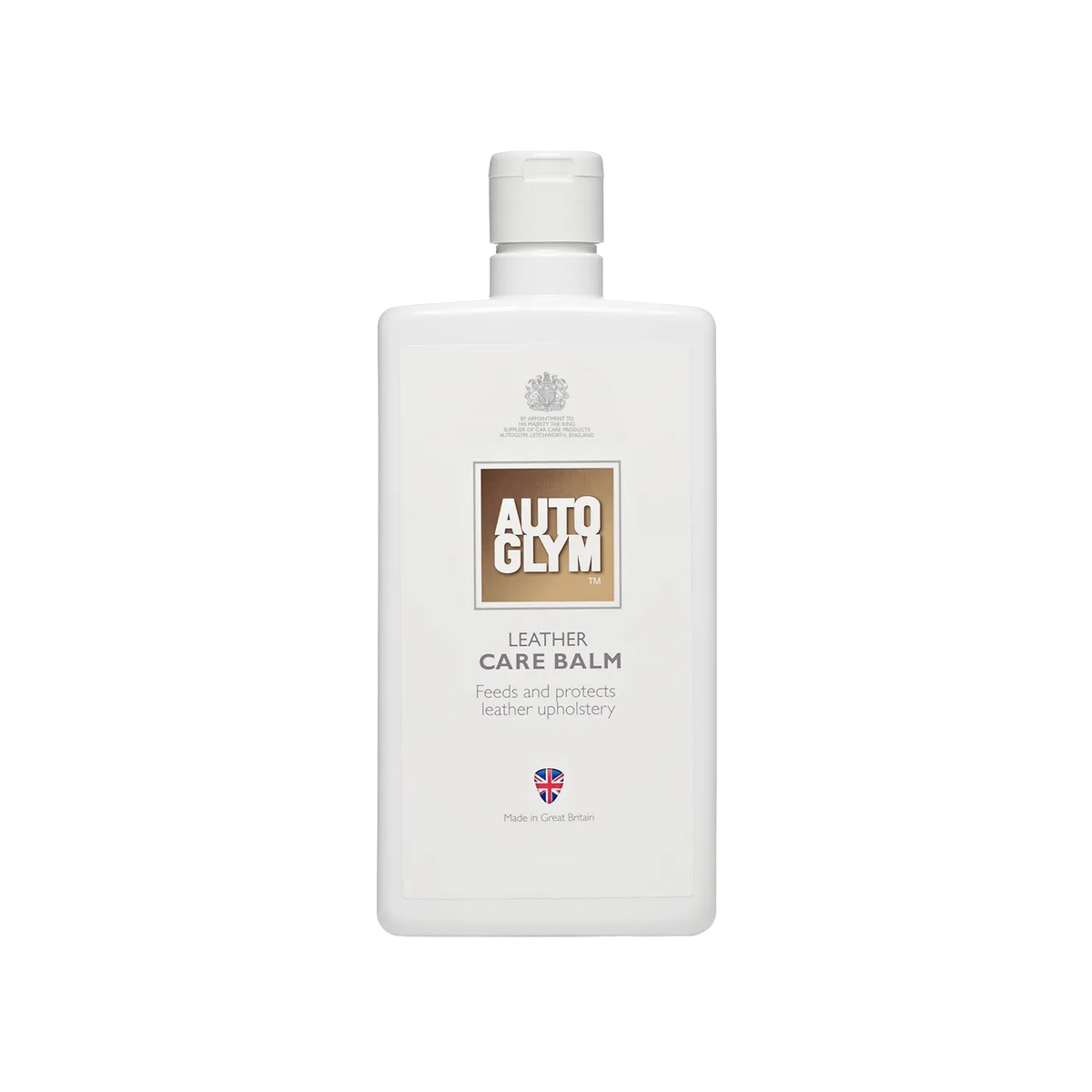 Autoglym Leather Care Balm 500ml bottle, front view