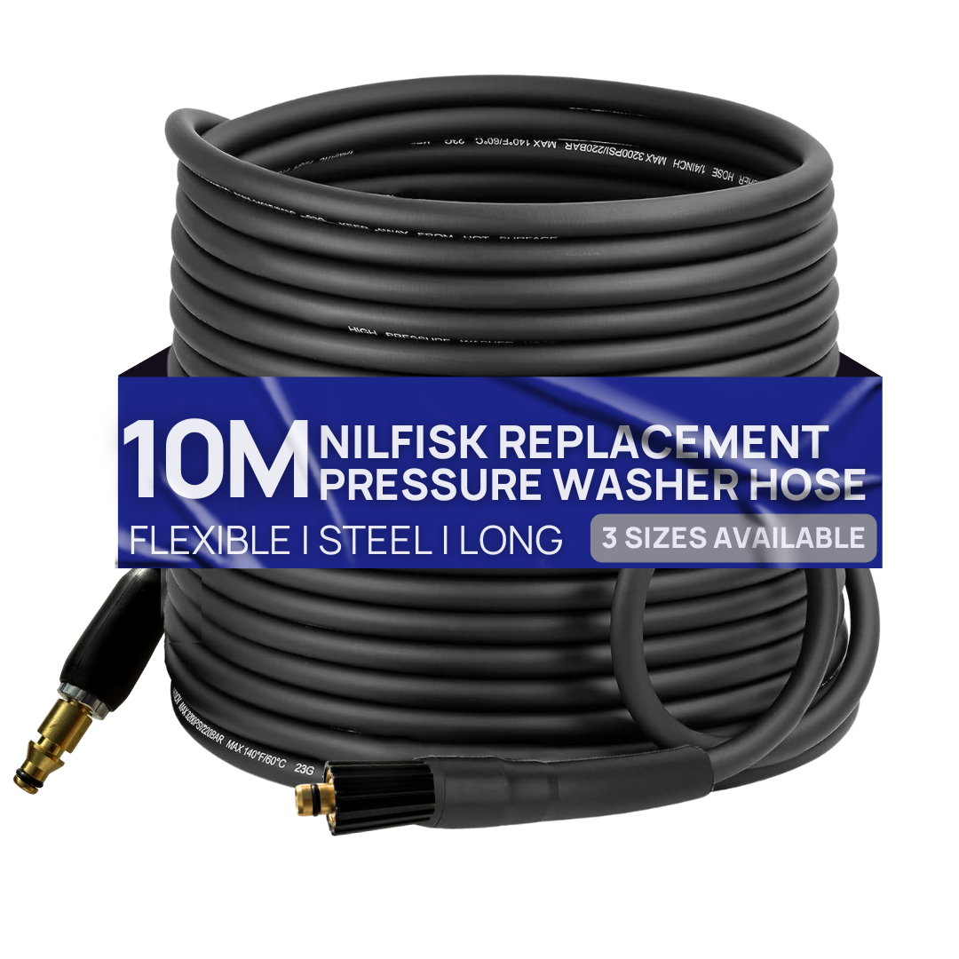 Nilfisk Reinforced Heavy Duty FLEXI Rubber Replacement Hose cadetailing
