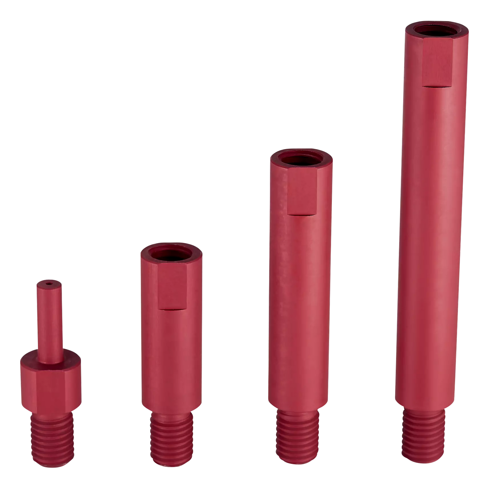 Flex EXS M14 extension set showing all four bar lengths, product shot