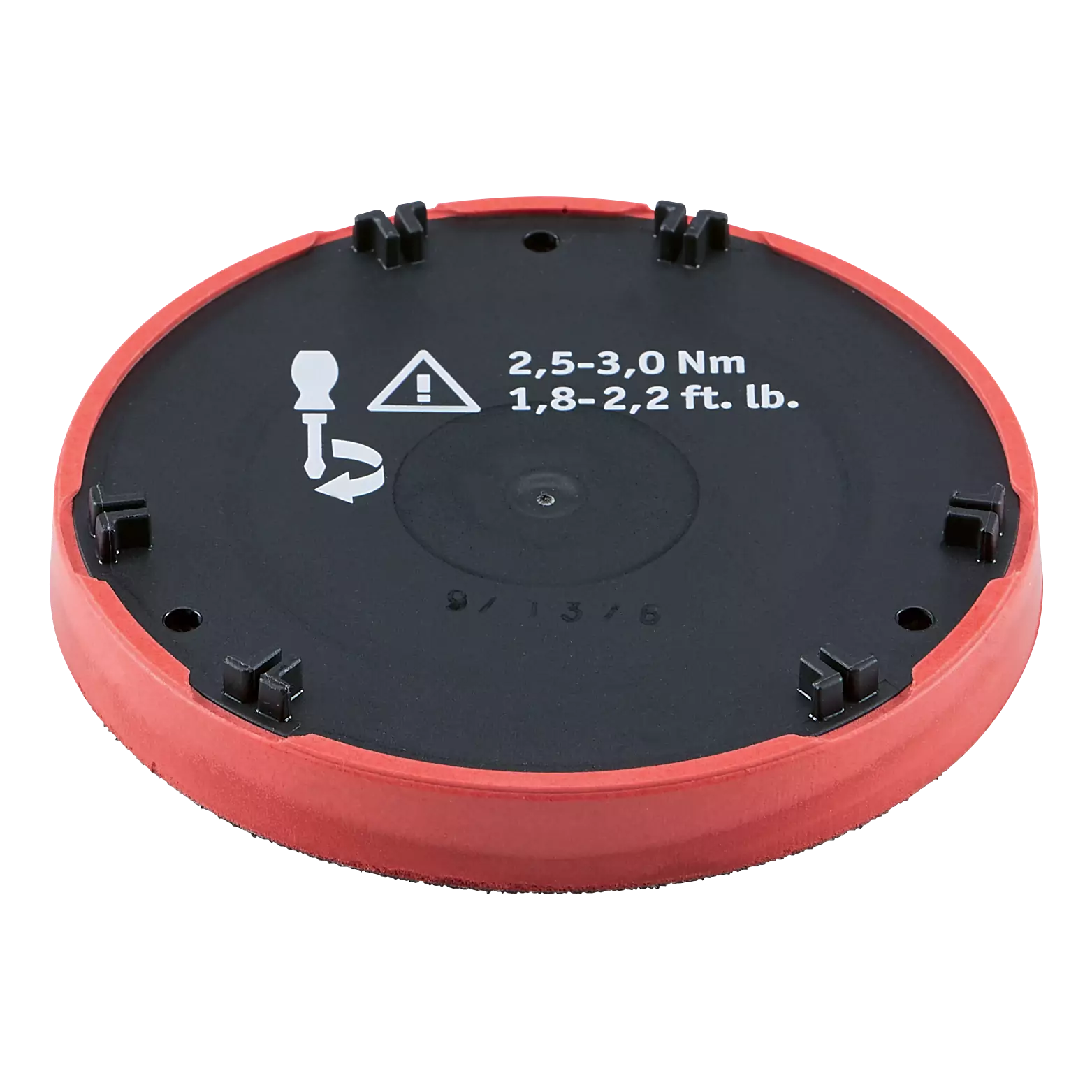 Flex XCE/XFE cushioned hook-and-loop backing plate 125mm — product image