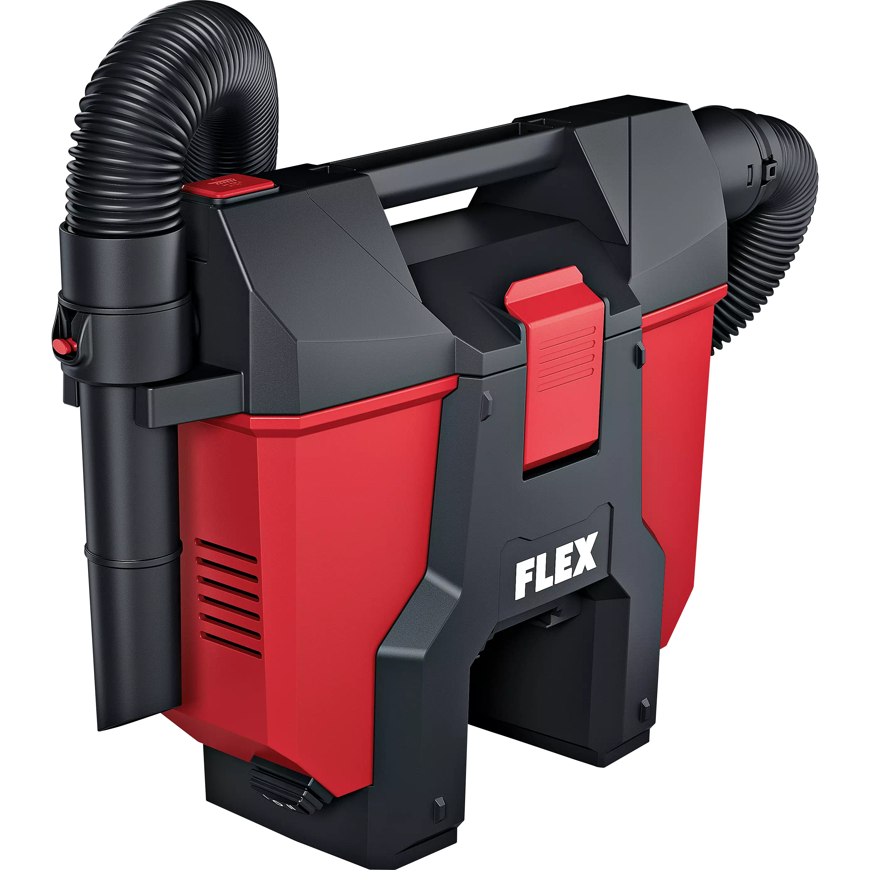 Flex VC 2 L MC Hip 18.0-EC cordless hip vacuum with hose coiled, front view