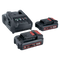 Flex P-Set 22 Q Charger & 2x 2.5Ah 18V Battery Set — product image