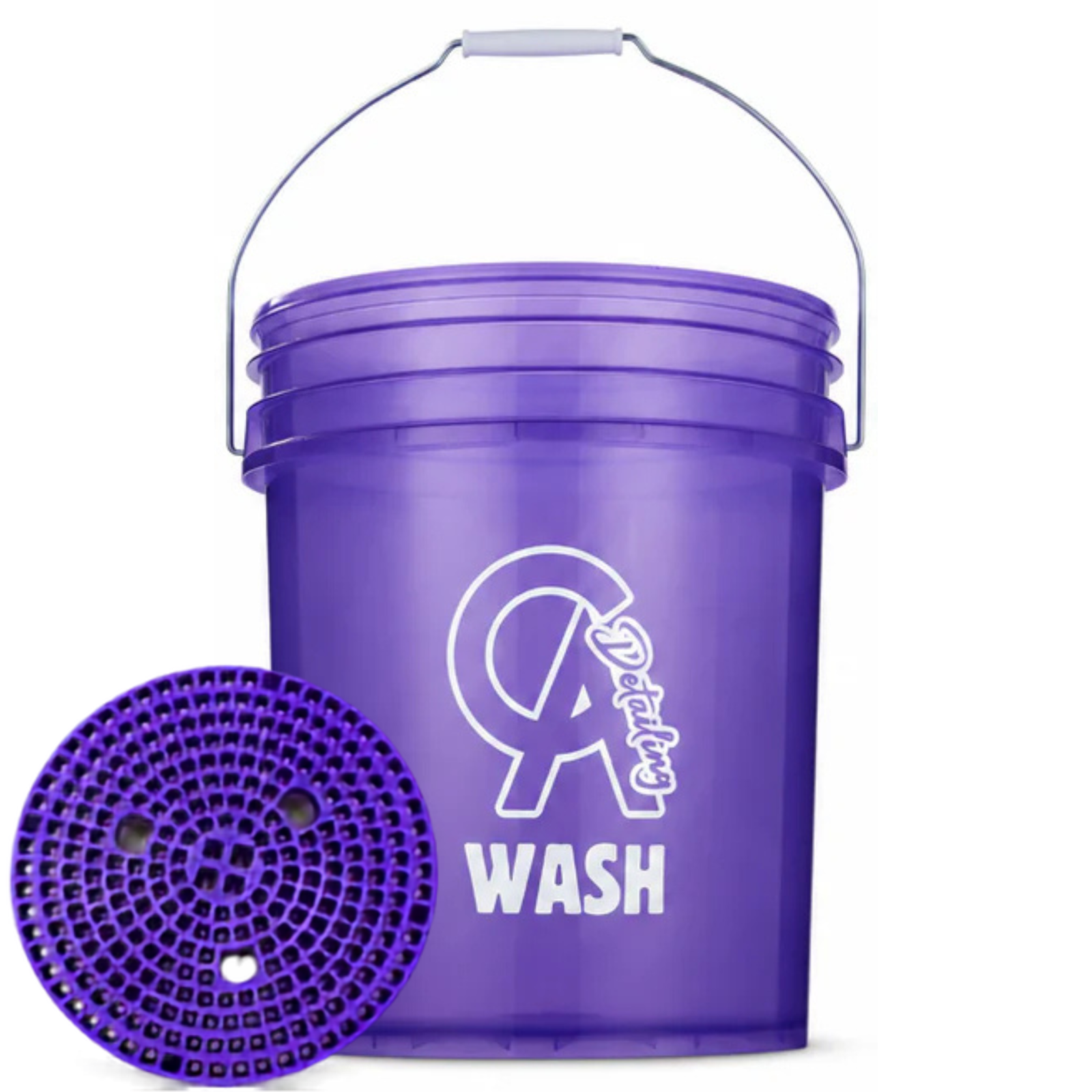 CAD Purple Car Wash Bucket with Grit Guard