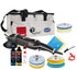 Rupes BigFoot LHR15 Mark V LUX Kit contents - polisher, kit bag, DA compounds, UNO Protect, pads, towels and detailing brush