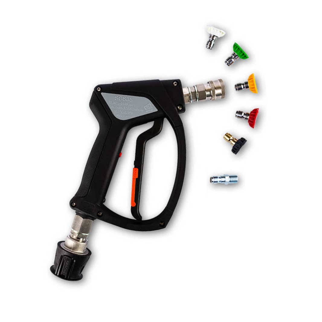 Pistolet SGS35 Inox Pivotant Karcher K-Series - Déclencheur 280 Bar + 5 Buses Rapides 11.6mm