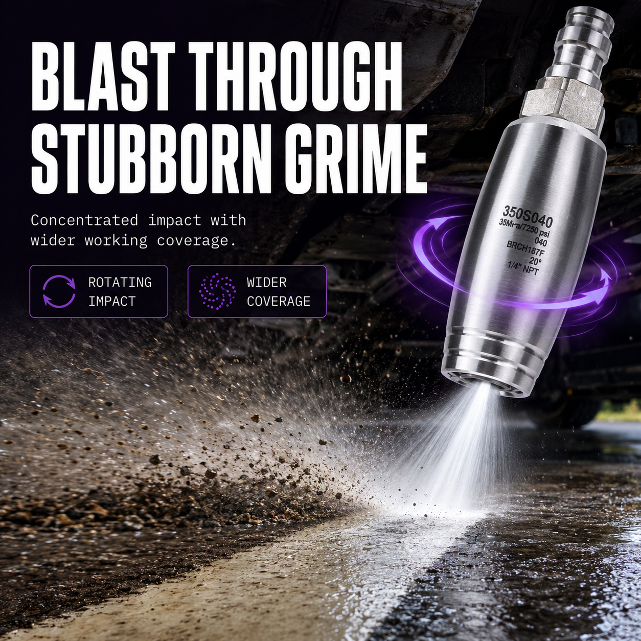 DTL Lab Stainless Steel Turbo Nozzle