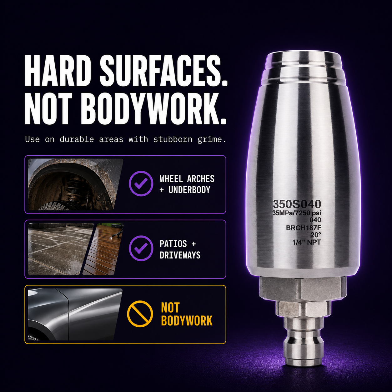DTL Lab Stainless Steel Turbo Nozzle