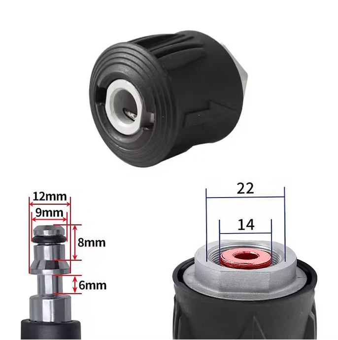 Hose Connector - M22 Quick Connector - Lavor/Ryobi/Hawsmoor
