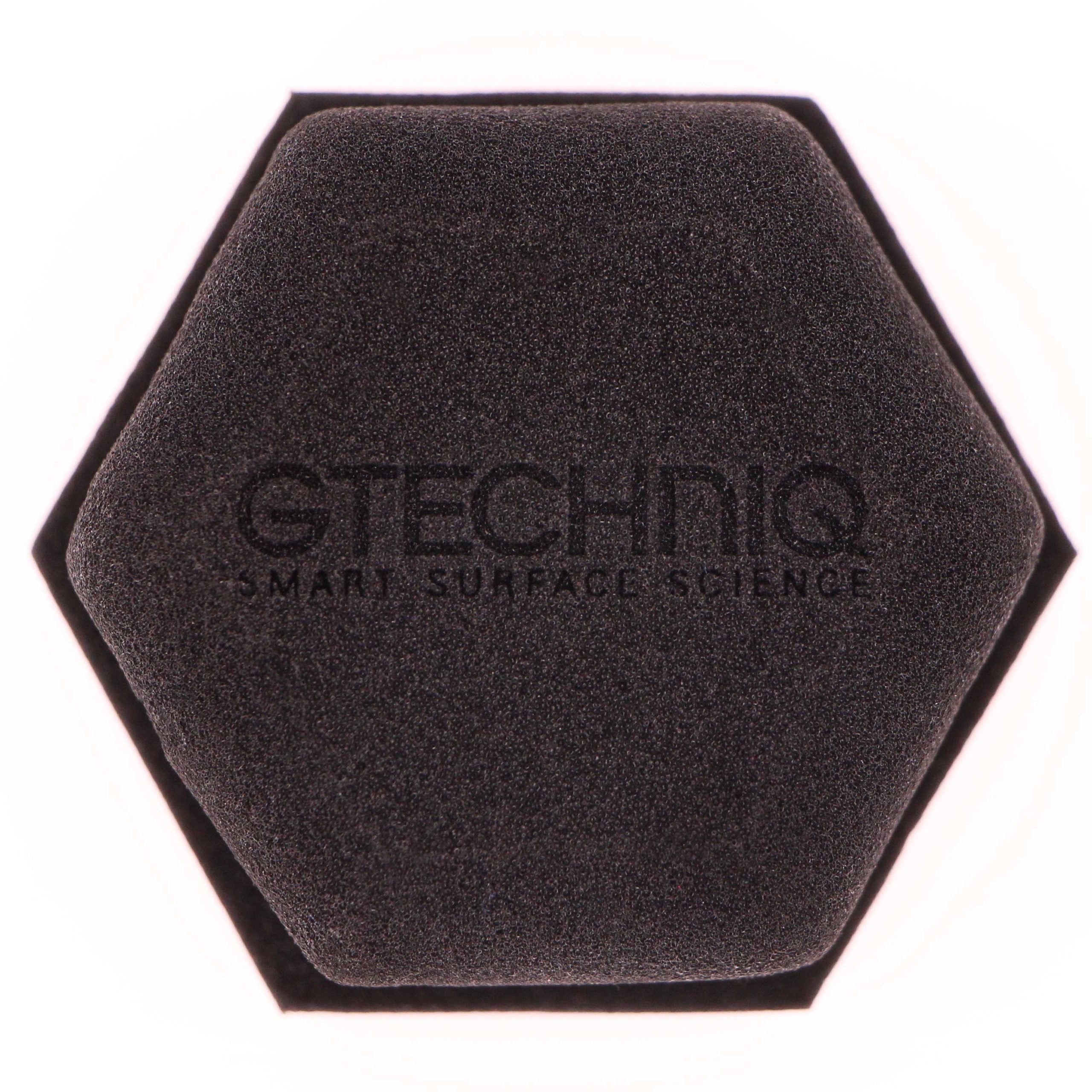 Gtechniq AP4 applicator pad, top view showing the embossed Gtechniq logo