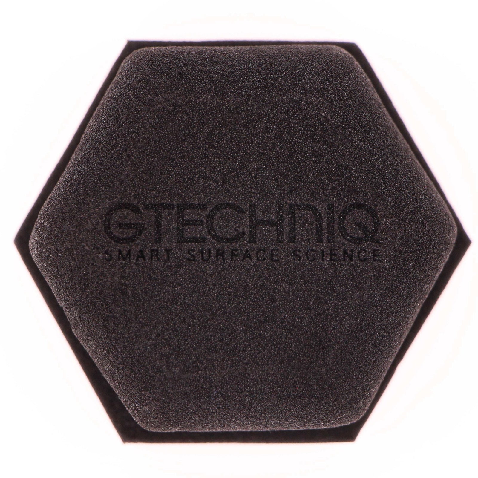 Gtechniq AP4 applicator pad, top view showing the embossed Gtechniq logo