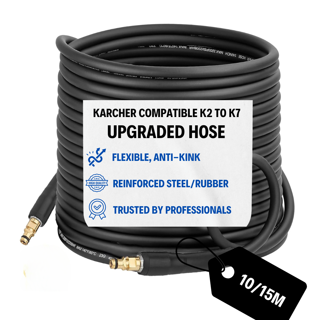 Ultimate Karcher K Series Upgrade Bundle: FLEXI Hose, Trigger Gun, Foam Lance