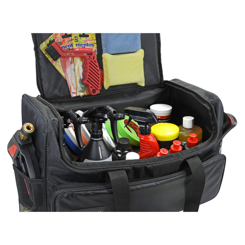 Vertool PRO-XL detailing bag netted side pocket and expandable front pocket