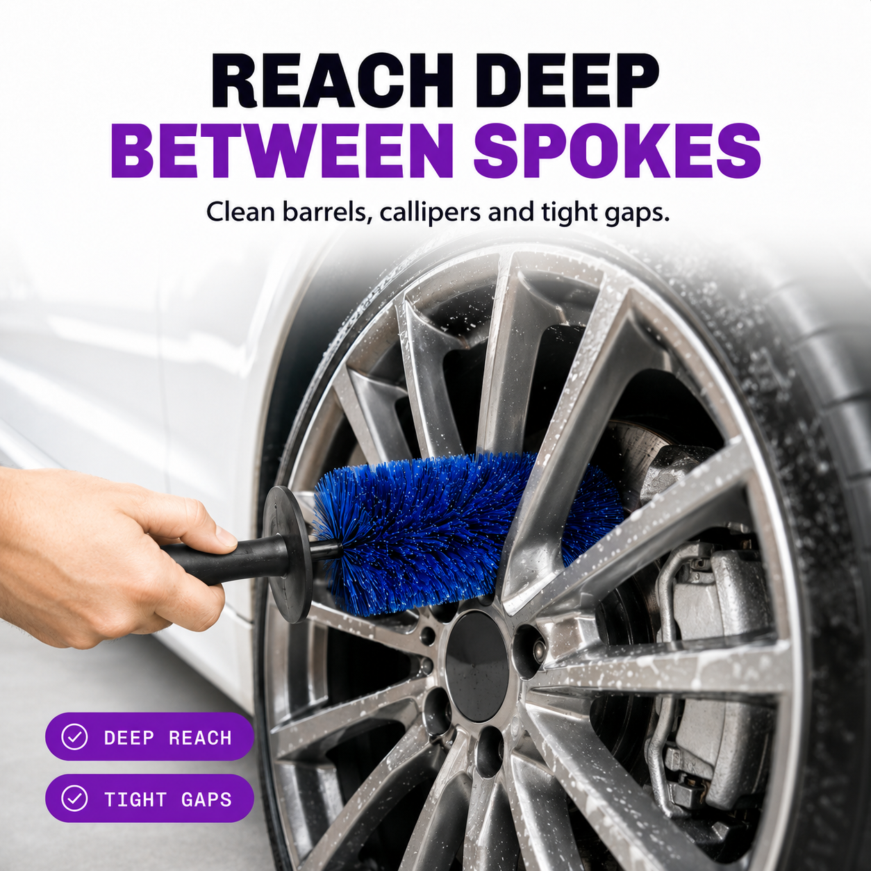 CAD Soft Bristle Wheel Brush
