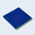 Duel Autocare Waffle Glass Cloth folded, blue with green edging