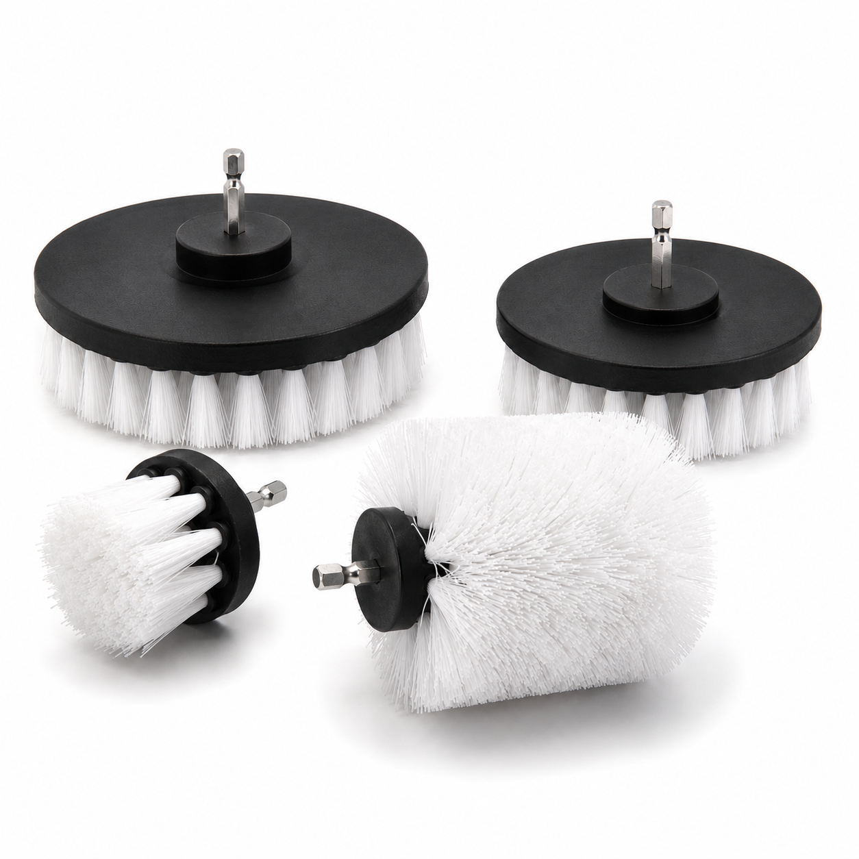 CAD 4-Piece Drill Brush Attachment Set