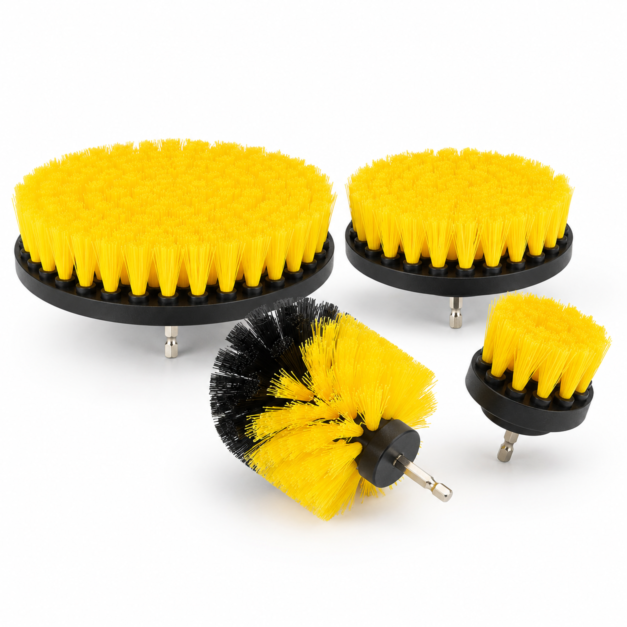 CAD 4-Piece Drill Brush Attachment Set