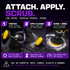 CAD 4-Piece Drill Brush Attachment Set