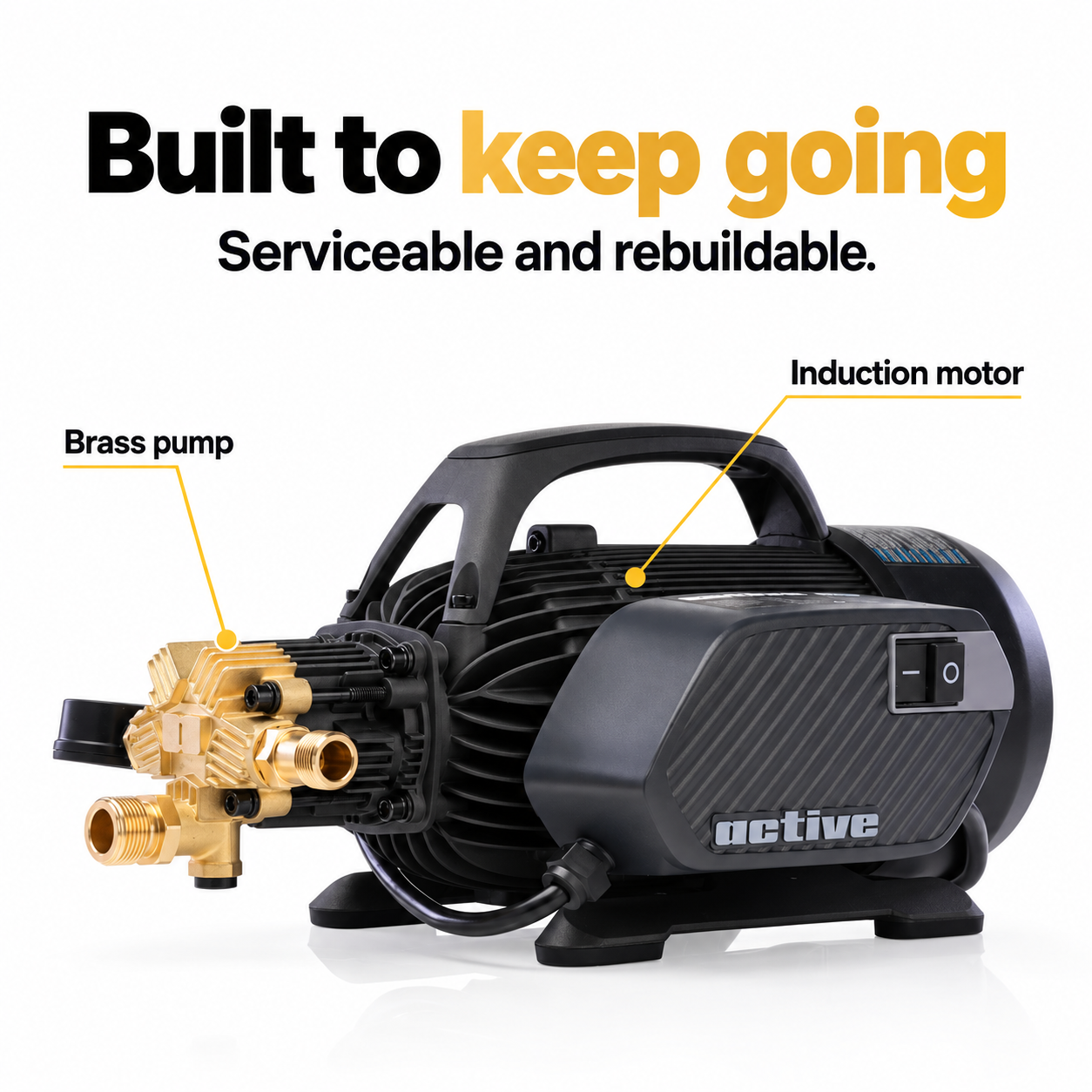Active 2.3 Electric Pressure Washer (Various Options) — Can it be maintained?