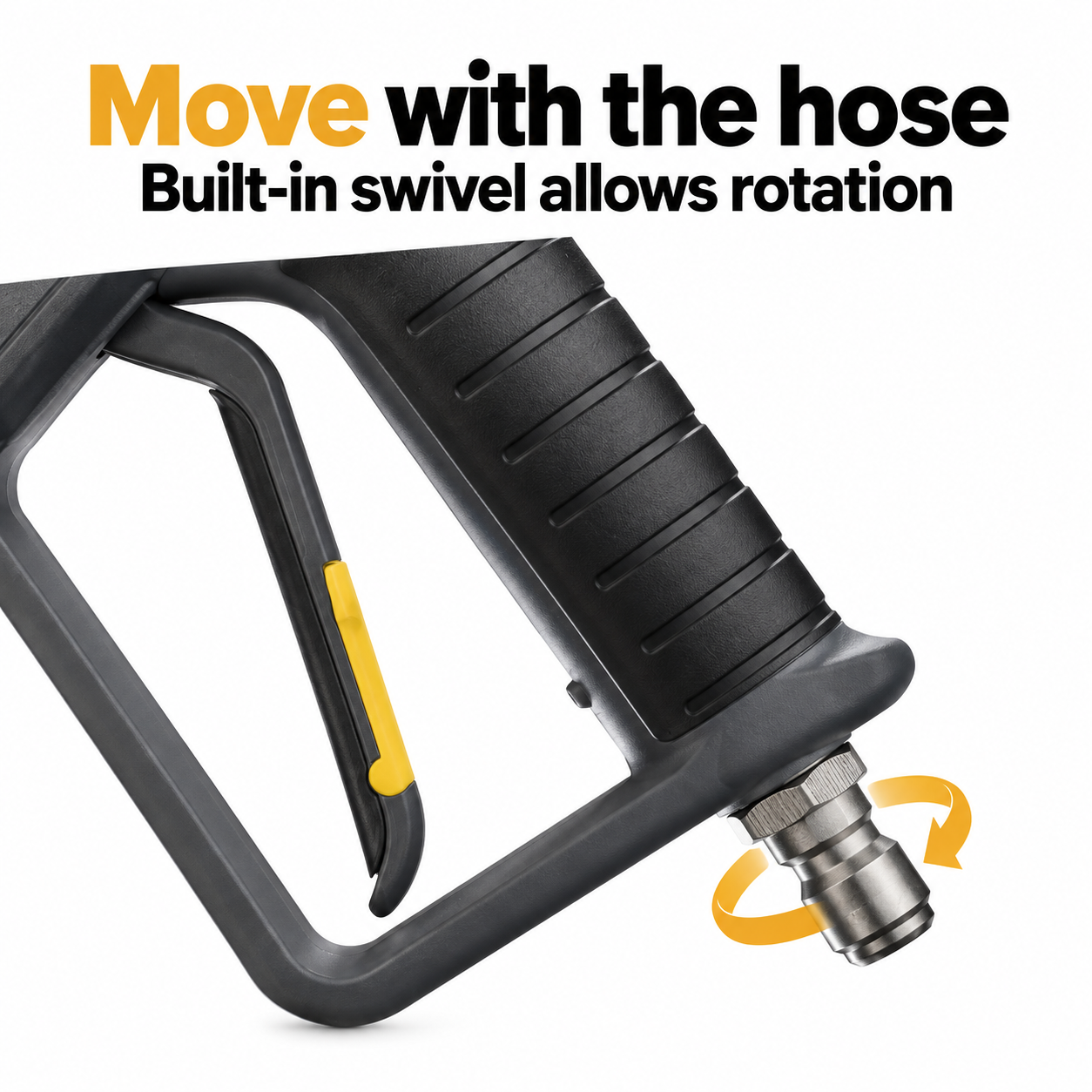 Active Premium Swivel Pressure Washer Gun — What does the swivel do?